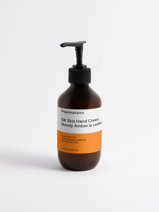 Silk Skin Hand Cream, Woody Amber & Leather