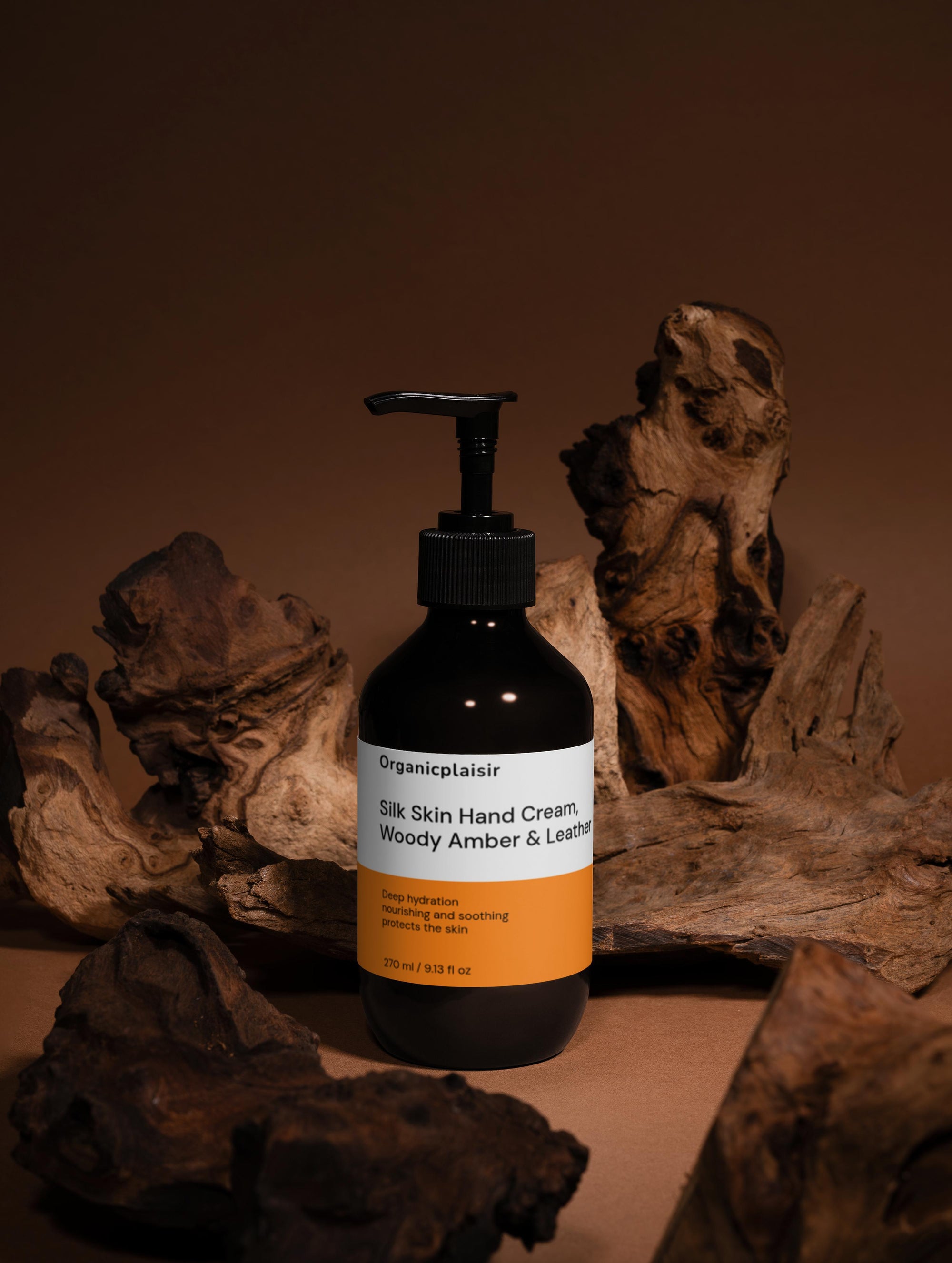 Silk Skin Hand Cream, Woody Amber & Leather