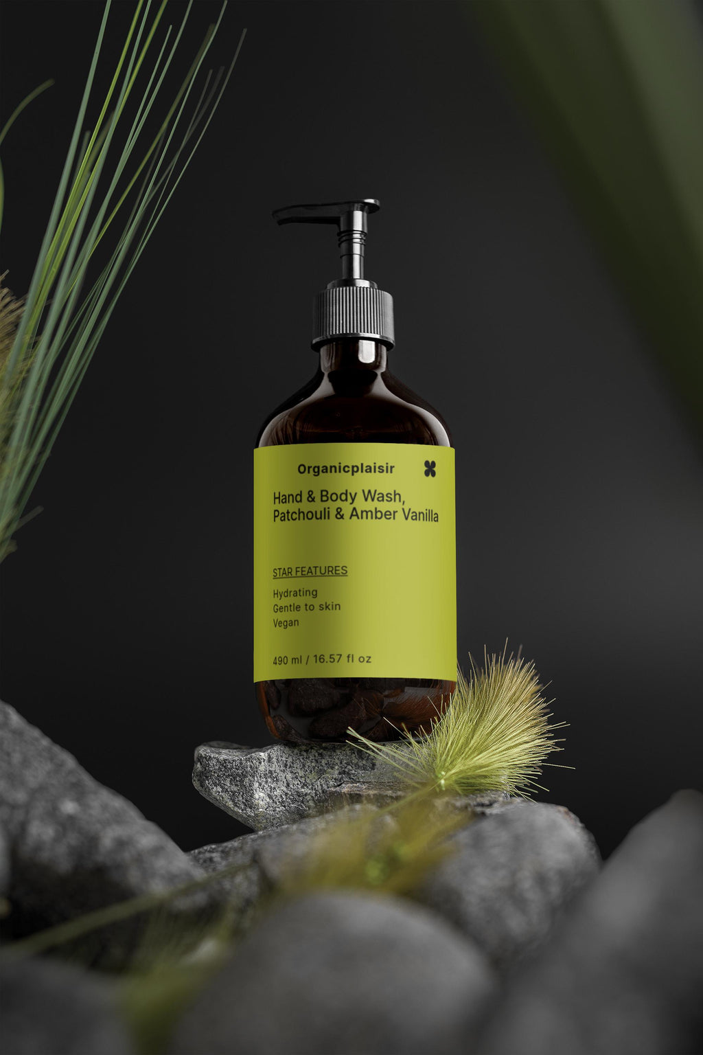 Hand & Body Wash, Patchouli & Amber Vanilla